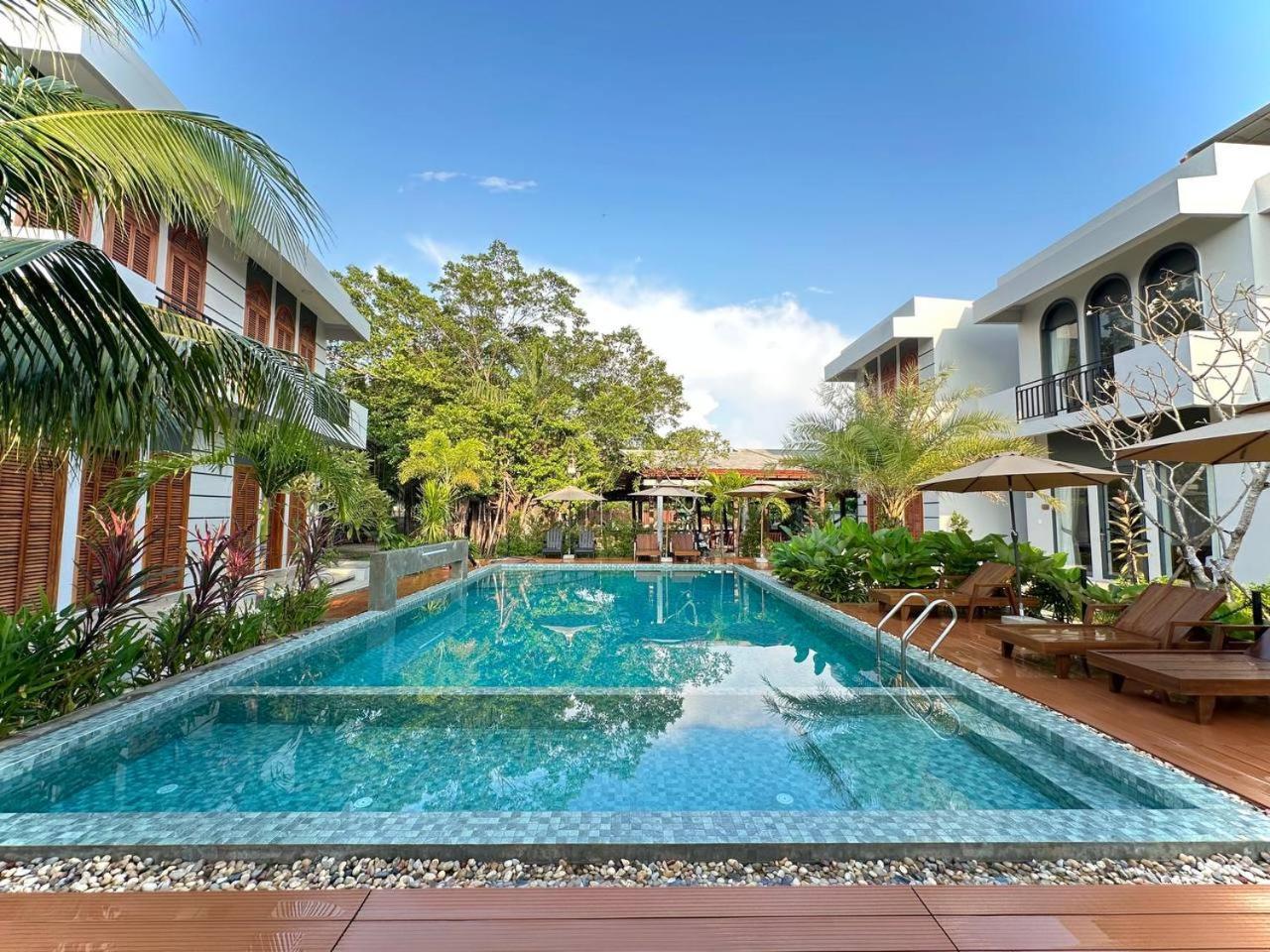 The R&B Boutique Hotel Kampot Exterior foto