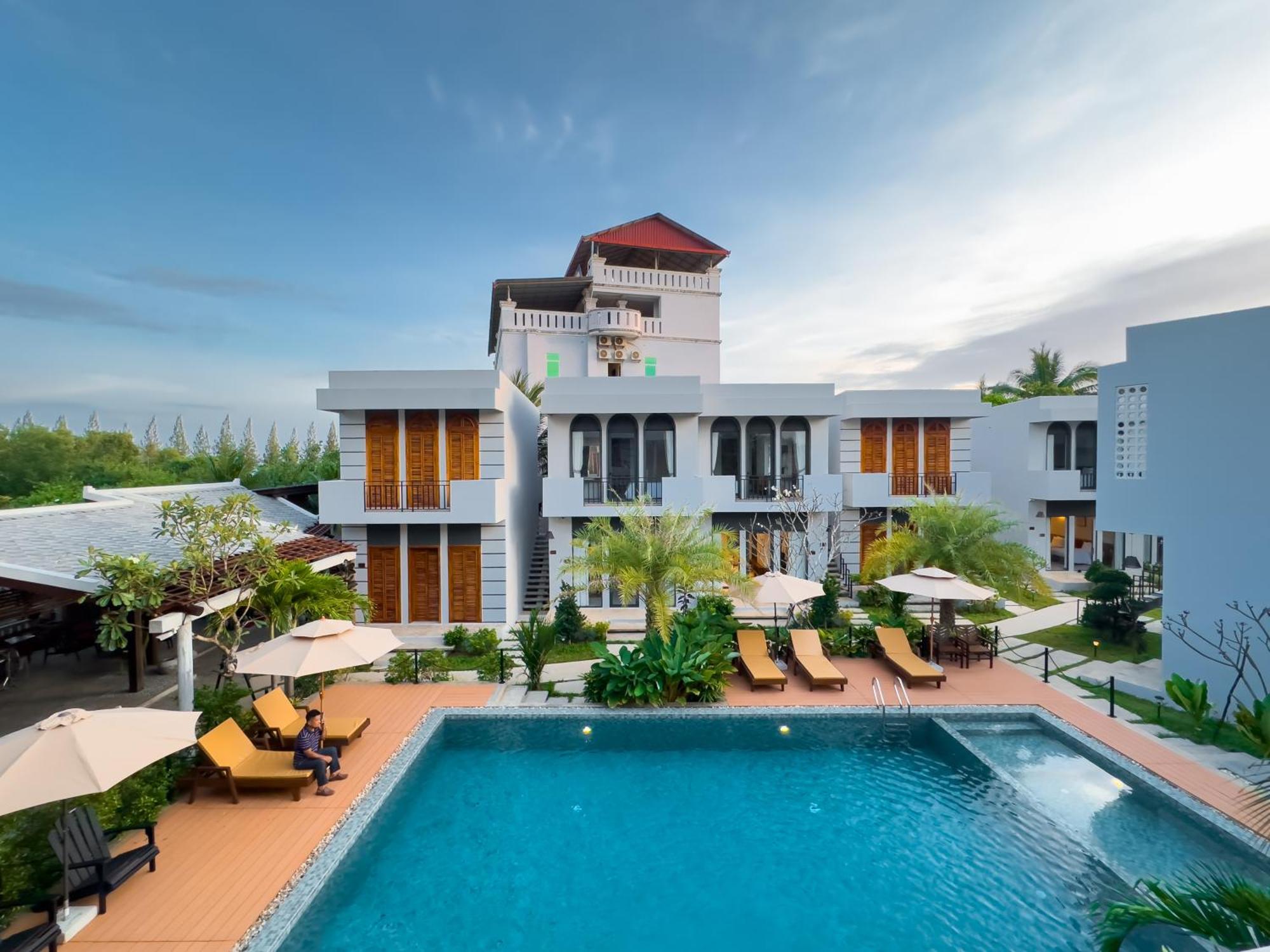 The R&B Boutique Hotel Kampot Exterior foto