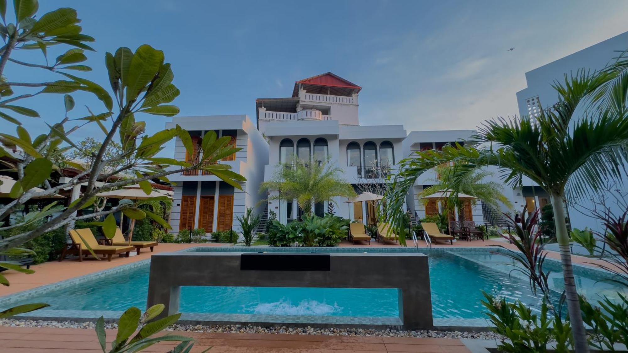 The R&B Boutique Hotel Kampot Exterior foto